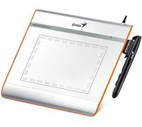 Genius EasyPen i405X - Tableta gráfica (Bolígrafo Incluido, Nivel de presión: 1024, Placa incluida, Precisión del bolígrafo 0.25 mm), Plateado