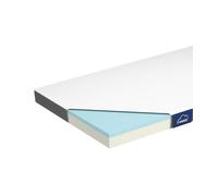 Genius Eazzzy Topper Classic 120 x 200 cm Altura 7 cm H2 H3 - Tope ortopédico para colchón y Cama con somier de Espuma de Gel | Protector de colchón 120 x 200 cm para alérgicos + Funda