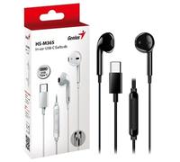 Genius Hs-M365b - Auriculares intraurales con cable USB C con micrófono en línea y volumen Co