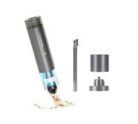 Genius Invictus One Table A06883 - Juego de 7 miniaspiradoras con batería 2 en 1 para Coche, Mesa y PC, Bomba de Aire, Tiempo de Funcionamiento hasta 20 min, Filtro HEPA de Carga rápida