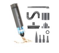 Genius Invictus One Table Deluxe Set 14 Piezas Aspirador de Mano Portátil Coche 2 en 1 Bomba de Aire para Escritorio Escritorio PC Pelo de Mascotas Tiempo de Funcionamiento de hasta 30 minutos, Filtro