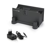 Genius Invictus X7 - Estación de almacenamiento con función de carga, accesorios para aspiradora, soporte para ahorrar espacio