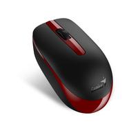 Genius Mouse NX-7007 - Ratón inalámbrico (ojo azul, receptor unificado), color rojo