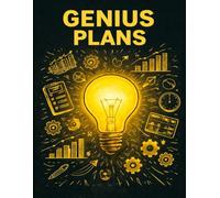 Genius Plans Notebook (8.5 x 11 Inches): Graph Paper Journal for Productivity, Goal Setting, Project Management and Smart Organization