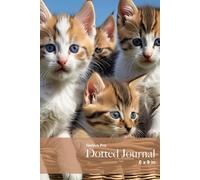Genius Pro Bullet Dotted Journal - Kittens in a basket: 6 x 9 in, 7mm dot grid spacing