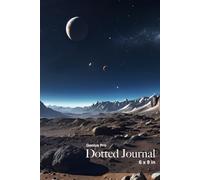 Genius Pro Bullet Dotted Journal - Outer Space Sci-fi: 6 x 9 in, 7mm dot grid spacing