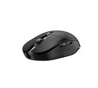 Genius Ratón inalámbrico recargable para juegos, 3200 DPI, Bluetooth/2.4G, LED de 7 colores, 8 modos de retroiluminación, 6 botones, DPI ajustable con copiloto AI, negro