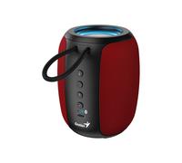 GENIUS repro SP-915BT Rojo/ Bluetooth 5.3/ 5W/ micrófono/ comunicación IA Copilot/ carga USB-C/ negro-rojo