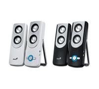 Genius SP-i350 Multimedia Speaker System - 2.0-channel - Altavoces (2.0, 10 W, 80 Db, AAA, 709 g, MP3 Player/CD Player/DVD player/Notebook) Negro