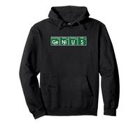 Genius - Tabla periódica de Elementos, diseño científico Divertido Sudadera con Capucha