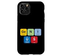 Genius with Periodic Table of Elements Memes Graphic Designs Carcasa para iPhone 11 Pro