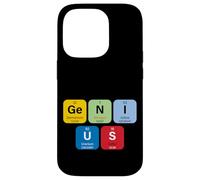 Genius with Periodic Table of Elements Memes Graphic Designs Carcasa para iPhone 14 Pro