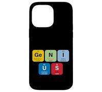 Genius with Periodic Table of Elements Memes Graphic Designs Carcasa para iPhone 14 Pro MAX