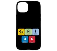 Genius with Periodic Table of Elements Memes Graphic Designs Carcasa para iPhone 15 Plus
