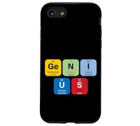 Genius with Periodic Table of Elements Memes Graphic Designs Carcasa para iPhone SE (2020) / 7/8