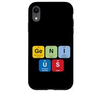Genius with Periodic Table of Elements Memes Graphic Designs Carcasa para iPhone XR