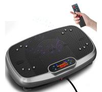 GENIXFIT Placa vibratoria versión mejorada para adelgazar, entrenamiento de cuerpo completo y desarrollo muscular, soporte de vibración, tabla de vibración, entrenamiento en casa con capacidad de