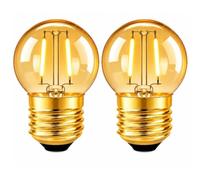 Genixgreen Bombilla E27 G40 LED Filamento 2W Equivalente a 20W 2200K