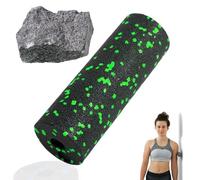 Genkigold Mini Rodillo de Espuma de Masaje de Alta Densidad - Material 100% Reciclado No Tóxico - Portátil - Objetivo de Dolor en Arco del Pie, Piernas y Brazos - Impermeable y Duradero 15x6cm(Rojo)