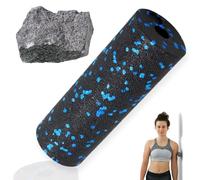 Genkigold Mini Rodillo de Espuma de Masaje de Alta Densidad - Material 100% Reciclado No Tóxico - Portátil - Objetivo de Dolor en Arco del Pie, Piernas y Brazos - Impermeable y Duradero 15x6cm(Azul)