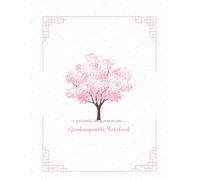 Genkouyoushi Notebook: Japanese Kanji Practice Notebook: 120 Pages of Genkouyoushi Paper for Kanji Characters Writing & Calligraphy Practice | Pink Sakura Cherry Blossom Cover
