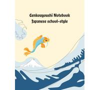 Genkouyoushi Notebook: Japanese school-style, 8.5''x11'', 140 pages