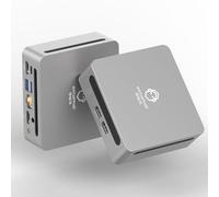 GenMachine Mini PC AMD Ryzen 7 4700U Mini computadoras de hasta 4.1GHz 8c/8t, 16GB DDR4, 512GB SSD y M.2 NVME, PC para juegos con Wifi6/BT5.2, juegos/oficina/diseño