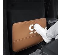 genmaimeifumu 2 Piezas Protector Respaldo Asiento Coche para Smart Fortwo Cabrio 2018 2019, Almohadilla Antipatadas del Asiento Trasero Organizador Asiento Coche,Yellow