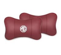 genmaimeifumu 2 Piezas Reposacabezas Coche Cojin para MG Comet EV 2023-, Almohadas para el Cuello del Automóvil Almohadas Cervical para Conducir,Red
