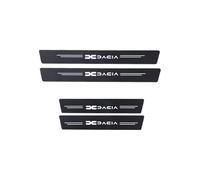 genmaimeifumu 4 Piezas Pegatinas de Umbral de Puerta de Coche para Dacia Jogger Sandero Logan Lodge Dokker Bigster, Cinta Umbral Fibra Carbono Adhesivo Protector de AlféIzar de Puerta