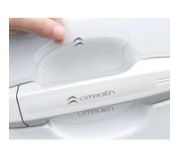 genmaimeifumu 8 Piezas Pegatinas para Manija Puerta Coche para Citroen C4 C3 C5 C1 C2, Material Protector Tirador Antiarañazos Autoadhesivo,Silver