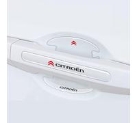 genmaimeifumu 8 Piezas Pegatinas para Manija Puerta Coche para Citroen C4 III 2020-2024 2024, Material Protector Tirador Antiarañazos Autoadhesivo,Black