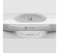 genmaimeifumu 8 Piezas Pegatinas para Manija Puerta Coche para Peugeot 2008 II Active/Allure/GT Pack SUV 2019-2022 2023 2024, Material Protector Tirador Antiarañazos Autoadhesivo,C