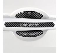 genmaimeifumu 8 Piezas Pegatinas para Manija Puerta Coche para Peugeot 3008 I/II Bj. 2009-2022, Material Protector Tirador Antiarañazos Autoadhesivo,B