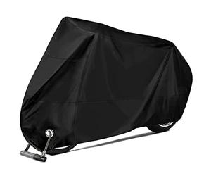 genmaimeifumu Funda para Moto para Royal Enfield Bullet Trails Efi 2009-2012, Lona Impermeable para Motocicleta Funda para Moto Cubierta Protectora UV de La Motocicleta,XL(230 x 95 x 125 cm)