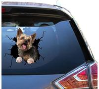 GENMIP Pegatina De Vinilo para Perro Yorkie, Regalo De Yorkshire Terrier, Pegatinas De Vinilo Kawaii para Nevera, Calcomanías Divertidas para Vehículos Familiares