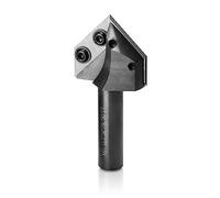 Genmitsu 1/2" Shank Router Bit, 90 Degree V Groove Carbide Inserts, CNC Milling Machine Router Bits for Woodworking, VG02