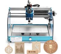 Genmitsu 3018-PROVer V2 Fresadora CNC, CNC de escritorio para principiantes con interruptores de límite y parada de emergencia, alerón de aluminio mejorado del eje Z, área de trabajo 284 x 180 x 40 mm