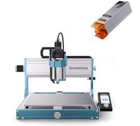 Genmitsu 3030-PROVer Ultra CNC + 5W Módulo de grabado para metal, grabadora CNC para todo tipo de metal con potente husillo de 710 W, alta precisión de ±0,03 mm