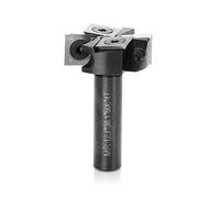Genmitsu CNC Broca para Fresadora de Cepillar, 1/2" Vástago 1-1/2" Diámetro de Corte 4 Alas, Fresadora CNC Broca para Aplanar losas, Broca de Carburo para Fresadora de Cepillar, SS06