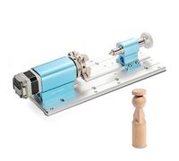 Genmitsu Kit de módulo giratorio de 4º eje para máquina enrutadora CNC 4040-PRO, 4040 Reno y 3030-PROVer MAX con motor paso a paso con engranaje planetario, reductor de velocidad 10:1