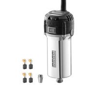 Genmitsu Router compacto de 710 W de 65 mm de diámetro, 6 velocidades variables, con pinza ER11 y 4 cepillos de carbono, actualización de motor de husillo para máquinas CNC