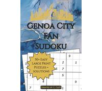 Genoa City Fan Sudoku: Large Print Sudoku for Seniors & Hospital Patients | 55 Puzzles with Iconic Genoa City Quotes | Deluxe Marble Edition with Visitor Logs & Journal | 6 x 9 Inches