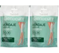 Genocure | Vendaje Tubular Compresivo Rodillas Gruesas y Muslos Ref. 50F | Soportes de rehabilitación, Edemas y Lesiones Articulares | 100 cm (Paquete de 2)