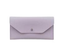 GENODA Carteras largas de cuero para mujer, bolso de mano multifuncional para mujer, monedero de vacaciones para mujer, Purple, 2 unidades