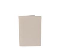 GENODA Juego de etiquetas de equipaje de cuero Saffiano con nombre personalizado para pasaporte, funda de pasaporte, etiqueta de maleta, Khaki, Talla única