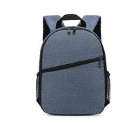 GENODA Mochila multifuncional para cámara digital, impermeable, para exteriores, DSLR (azul)