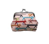 GENODA Monederos de gato de dibujos animados para mujer, mini carteras para niños, bolsas de dinero femeninas, bolsa de cambio de cerrojo para niñas, 06., Talla única