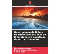 Genotipagem de linhas de milho com alto teor de β-caroteno em população de retrocruzamento