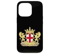 Genova Heráldica Escudo de Armas Genovés Emblema Historia italiana Carcasa para iPhone 13 Pro
